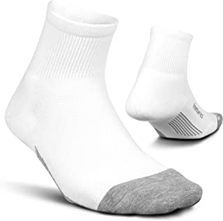 Feetures - Calcetines de Running Elite MAX con cojín: un Cuarto de Longitud
