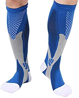 Calcetines de Compresión para Hombre y Mujer 20-30 mmHg Deporte Rendimiento Varices circulación sanguínea recuperación Embarazo Enfermeras calambres en Las piernas