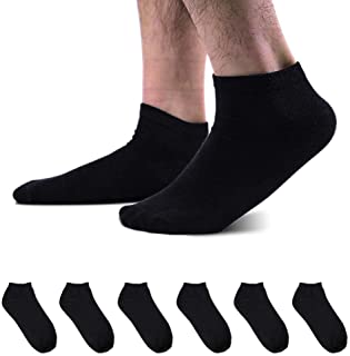 Calcetines Tobilleros Hombres Mujeres 6/12 Pares Calcetas de Corte Bajo para Entrenamiento Alto Desempeño Deportivo
