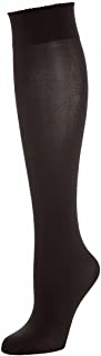 Wolford Velvet de Luxe 50 Knee-Highs Calcetines altos, 50 DEN, Negro (nearly black 7212), S para Mujer