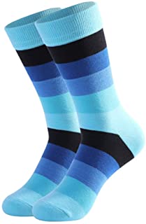 Hombres Y Mujeres Vistoso Divertido A rayas Modelo Algodón Largo Casual Vestido Personal Calcetines