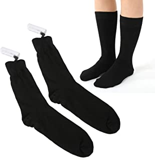 Calcetines calefactables, calcetines recargables con control de temperatura USB Equipo de pie caliente Calcetines de invierno cálido
