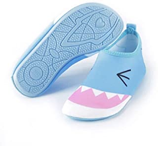 Zapatos de agua para niños, tiburón de unicornio para niños y niñas, calcetines de natación antideslizantes en la playa