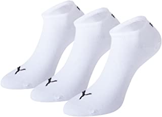 PUMA Invisible Sneaker - Calcetines Tobilleros Unisex, Pack de 6, Color Blanco (White), Talla 43/46