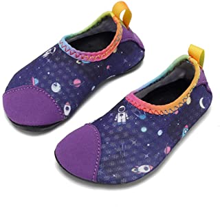 Zapatos de agua para niños pequeños, de secado rápido, para playa, caminar, ligeros, para interiores y exteriores, calcetines acuáticos