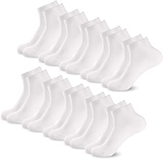 9 Pares/10 Pares Calcetines Tobilleros Hombre Mujer Deportivos Cortos Algodon
