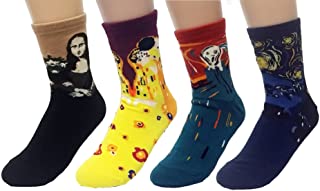 Mujer Colección de Pintura de Obra Maestra de Arte Calcetines
