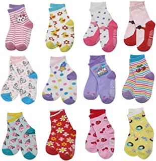 12 pares de calcetines antideslizantes para bebs