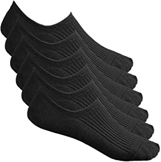 6 Pares Calcetines Invisibles Hombre & Mujer, Algodón Transpirable Calcetines Cortos Elástco Con Silicona Antideslizante Calcetín Para Zapatos de Casuales