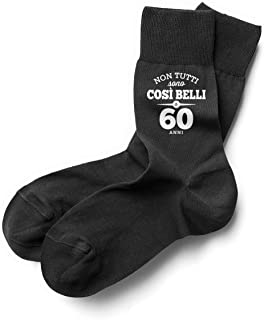 Calcetines de regalo divertidos para 60 cumpleaños – hombre – negro – 39,5 – 46,5 EU