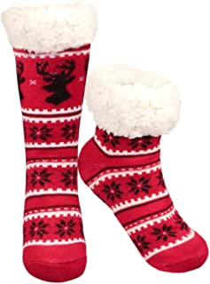 Socks Calcetines, Rojo, Talla única para Mujer