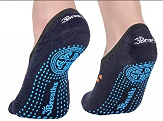 Calcetines de yoga antideslizantes de bambú para mujer