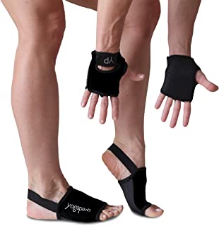 Yoga Paws SkinThin  Guantes acolchados y calcetines de yoga  esterilla de yoga porttil para hombre y mujer - all-season