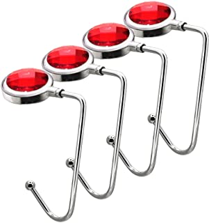 ElegantPark 4 Piezas Soporte de calcetín navideño Ganchos de repisa Colgador Chimenea Seguridad navideña Colgador de calcetín de Agarre para Navidad Decoración de Fiesta en casa