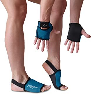 Yoga Paws SkinThin – Guantes acolchados y calcetines de yoga – esterilla de yoga portátil para hombre y mujer