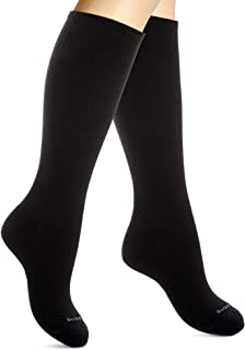 Medias de Compresión en Algodón Mujeres. Calcetines Elásticos Ortopédicos Antivárices