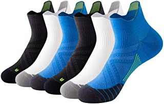 Calcetines de Correr Deporte Low Cut para Hombres y Mujeres, Calcetines Cortos Deportivos Transpirable Secado Rápido de Rendimiento Múltiple (1/3/6 Pares)
