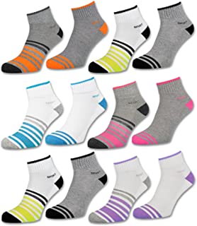 6 o 12 Pares Calcetines Tobilleros Mujer Deportivos Cortos Calcetin Algodon