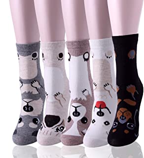 Calcetines de Animales Niña Algodón Novedad Rico Diseños Calcetines - Casual Cómodo, Cada día, Respirable Mujer Calcetines