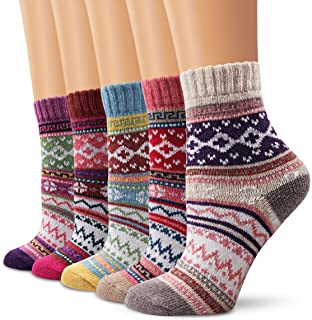 Calcetines de lana, calcetines mujeres calcetines de invierno caliente suave cómodo