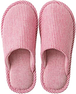 Pantuflas para Mujer Invierno Dedo del pie Cerrado Zapatillas de Estar por casa con Suela Antideslizante Cálidas y Cómodas