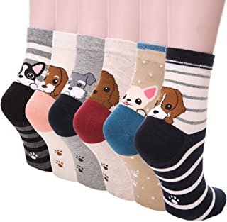 Calcetines de Animales Niña Algodón Novedad Rico Diseños Calcetines - Casual Cómodo, Cada día, Respirable Mujer Calcetines
