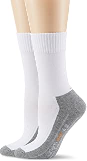 Camano 5942 calcetines deportivos, Blanco (white 1), 43/46 (Talla fabricante: 43/46) (Pack de 2) para Hombre