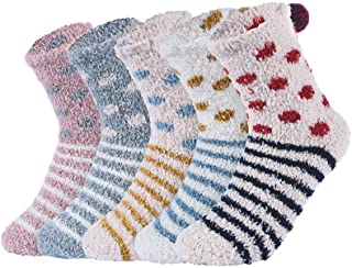 Calcetines de Piso Calcetines de Invierno Calientes para Mujer Calcetines Termicos de Mujer Vellón de Coral Abrigados
