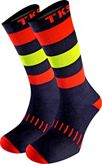 VACCEO 1 PAR DE Calcetines ESPECIFICOS DE Ciclismo CA¥A Alta