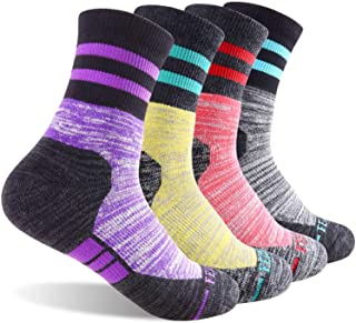 Calcetines de senderismo para mujer, paquete múltiple, calcetines de recreación al aire libre para deportes acuáticos, talla 3-8