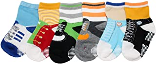 6 pares de calcetines antideslizantes para beb�s y ni�os
