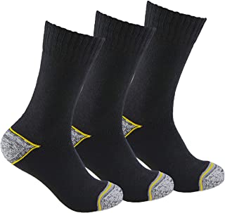 Calcetines de TRABAJO (3 pares) ideales para botas de trabajo o calzado de seguridad. Con goma ANTI-PRESION y talón y puntera reforzados. También son idóneos para deportes de invierno.