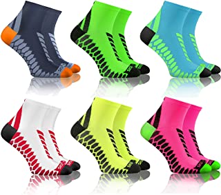 Calcetines Deporte Colores Cortos Algodón Hombre Mujer 3-12 Pares